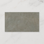 Moderne eenvoudige monniksmuur visitekaartje (Achterkant)