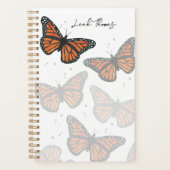 Moderne eenvoudige monoarch Butterflies elegant sc Planner (Voorkant)