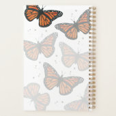 Moderne eenvoudige monoarch Butterflies elegant sc Planner (Achterkant)