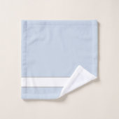 Moderne eenvoudige monogram bad handdoek (Wasdoekje)