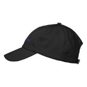 Moderne Eenvoudige Monogram Beste Vader Ooit Geborduurde Pet (Links)