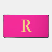 Moderne eenvoudige monogram bureaumat (Voorkant)