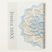 Moderne Eenvoudige Mooie Kleurrijke Cute Mandala P Planner (Achterkant)