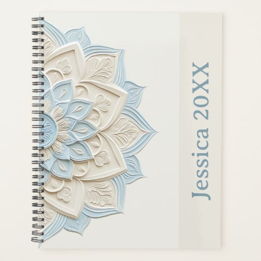 Moderne Eenvoudige Mooie Kleurrijke Cute Mandala P Planner (Voorkant)
