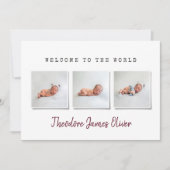 Moderne eenvoudige multi-fotoreportmededeling aankondiging (Voorkant)