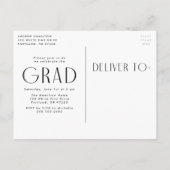 Moderne Eenvoudige Munt Fotogradatie Partij Uitnodiging Briefkaart (Achterkant)