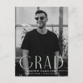 Moderne Eenvoudige Munt Fotogradatie Partij Uitnodiging Briefkaart (Voorkant)