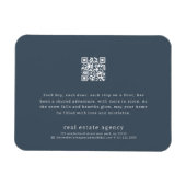 Moderne eenvoudige onroerend goed zakelijke vakant magneet (Horizontaal)