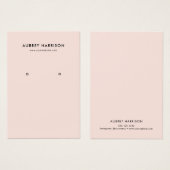 Moderne Eenvoudige Oorsprongsweergave Visitekaartje (Voorkant /achterkant)