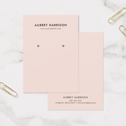 Moderne Eenvoudige Oorsprongsweergave Visitekaartje (Kantoor)