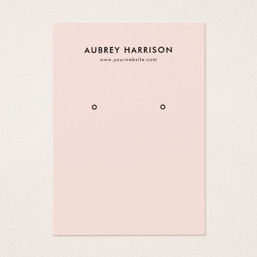 Moderne Eenvoudige Oorsprongsweergave Visitekaartje (Voorkant)