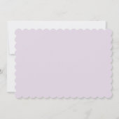 Moderne eenvoudige Paarse bruidsmeisje voorstel Ka Kaart (Achterkant)