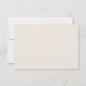 Moderne Eenvoudige Palmbladeren RSVP Reageer Kaart (Achterkant)