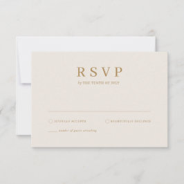 Moderne eenvoudige palmbomen RSVP kaart