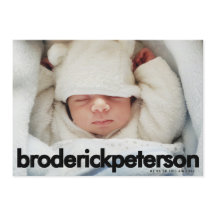 Moderne Eenvoudige Pasgeboren Foto Baby Geboorte