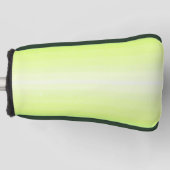 Moderne Eenvoudige Pastel Groen blauw Kleurrijke G Golfheadcover (Voorkant)