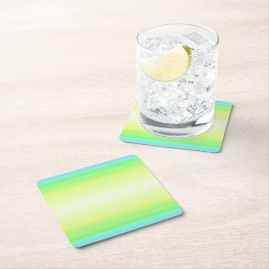 Moderne Eenvoudige Pastel Groen blauw Kleurrijke G Kartonnen Onderzetters (Insitu)