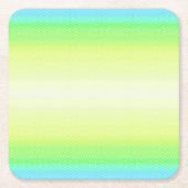 Moderne Eenvoudige Pastel Groen blauw Kleurrijke G Kartonnen Onderzetters (Voorkant)