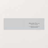 Moderne Eenvoudige Plain Minimalist Professioneel  Visitekaartje (Buitenkant ongevouwen)
