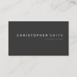 Moderne, eenvoudige platte Visitekaartje