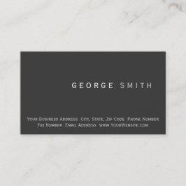 Moderne, eenvoudige platte Visitekaartje