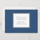 Moderne eenvoudige Prettige feestdagen Feestdagenkaart (Achterkant)