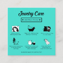 Moderne eenvoudige professionele Blauwgroen sierad