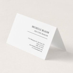 Moderne Eenvoudige Professionele Minimalistische L Visitekaartje