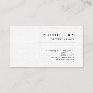 Moderne Eenvoudige Professionele Minimalistische L Visitekaartje