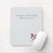 Moderne eenvoudige professionele minimalistische m muismat (Met muis)