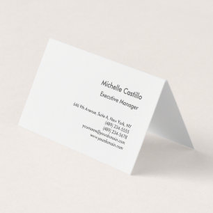 Moderne Eenvoudige Professionele Minimalistische V Visitekaartje