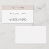 Moderne, eenvoudige professionele minimalistische  visitekaartje (Voorkant / Achterkant)