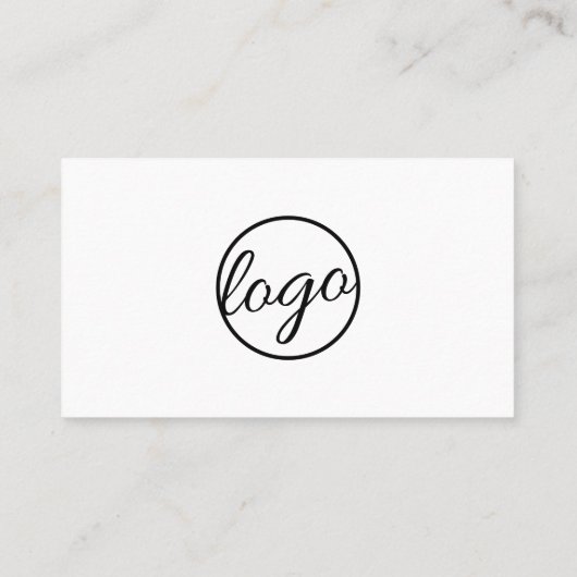 Moderne, eenvoudige professionele QR-code voor pro Visitekaartje (Achterkant)