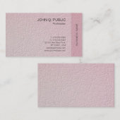 Moderne, eenvoudige professionele Sjabloon Visitekaartje (Voorkant / Achterkant)