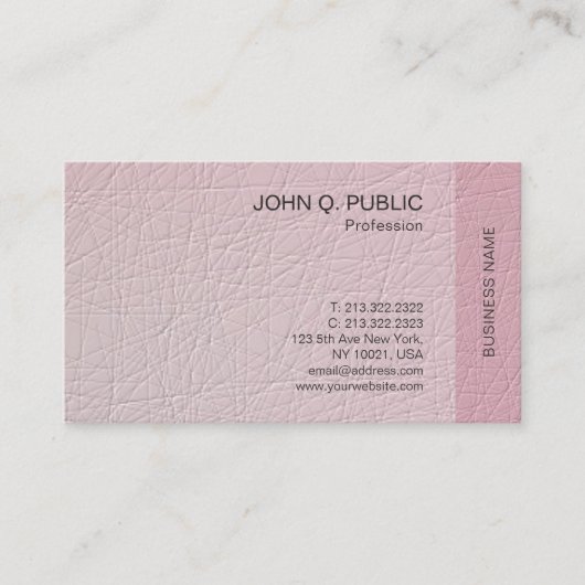 Moderne, eenvoudige professionele Sjabloon Visitekaartje (Voorkant)