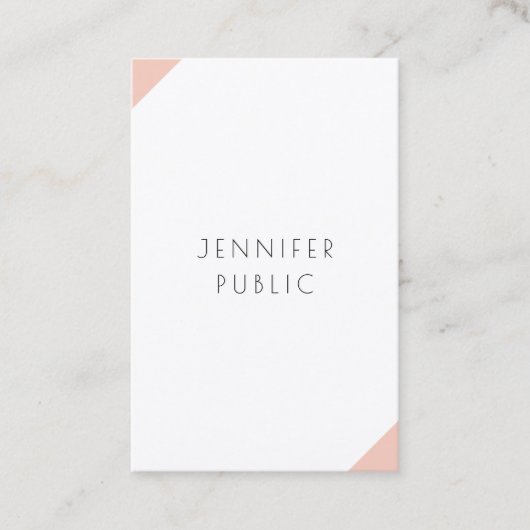 Moderne, eenvoudige professionele Sjabloon Visitekaartje (Voorkant)