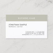 Moderne, eenvoudige professionele Sjabloon Visitekaartje (Voorkant)