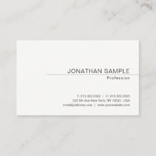 Moderne, eenvoudige professionele Sjabloon Visitekaartje