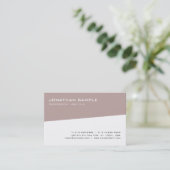 Moderne, eenvoudige professionele Sjabloon Visitekaartje (Staand voorkant)