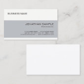 Moderne, eenvoudige professionele Sjabloon Visitekaartje (Voorkant / Achterkant)