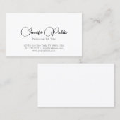 Moderne, eenvoudige professionele Sjabloon Visitekaartje (Voorkant / Achterkant)