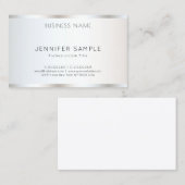 Moderne, eenvoudige professionele Sjabloon Visitekaartje (Voorkant / Achterkant)