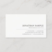 Moderne, eenvoudige professionele Sjabloon Visitekaartje (Voorkant)