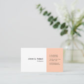 Moderne, eenvoudige professionele Sjabloon Visitekaartje (Staand voorkant)