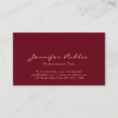 Moderne, eenvoudige professionele Sjabloon Visitekaartje (Voorkant)