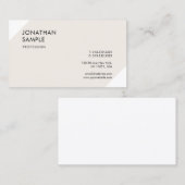 Moderne, eenvoudige, professionele vormgeving visitekaartje (Voorkant / Achterkant)