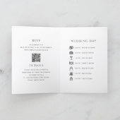 Moderne Eenvoudige QR Code Foto Bruiloft (Binnen)