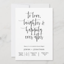 Moderne, eenvoudige QR-code voor bruiloft met eenv