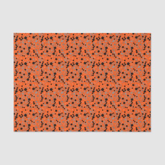 Moderne eenvoudige Red Terrazzo-weefselpapier Tissuepapier (Voorkant)