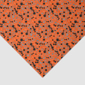 Moderne eenvoudige Red Terrazzo-weefselpapier Tissuepapier (Detail)
